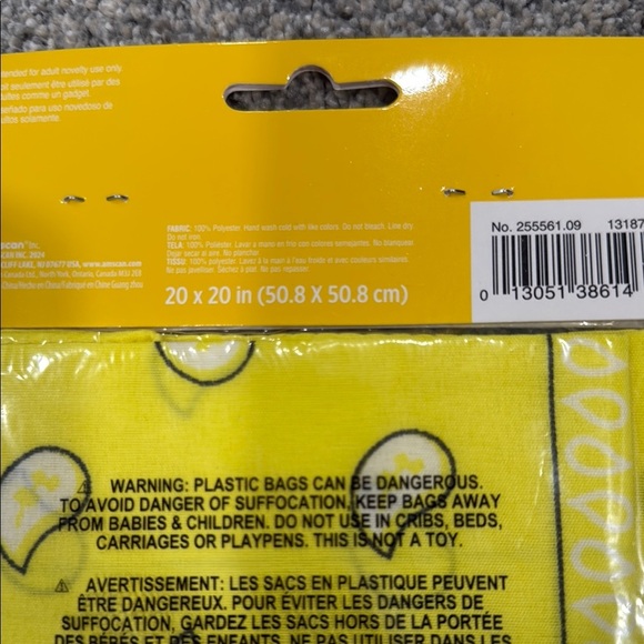 Set of Three Bandanas in Pink, Yellow, and White - Picture 5 of 7